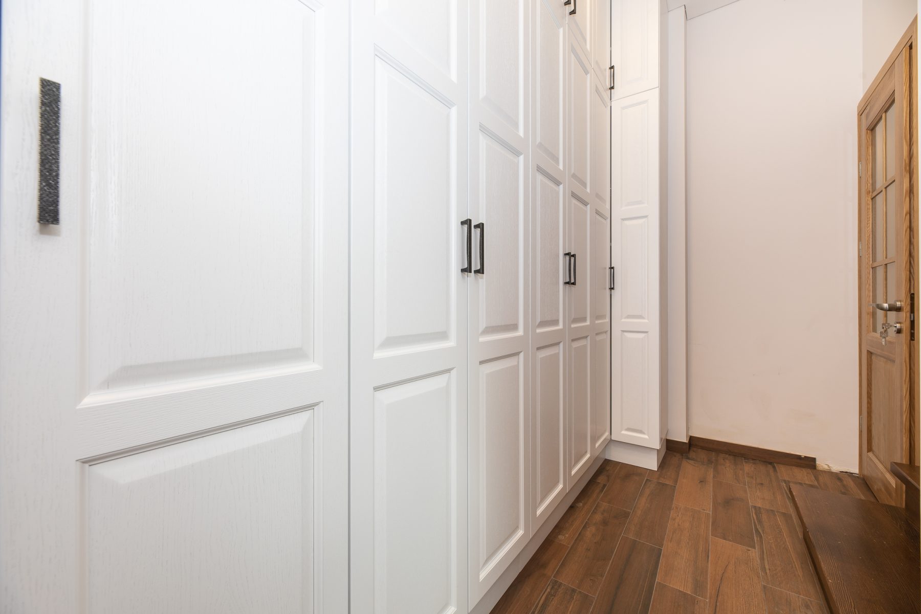 Erdvi drabužinė moderniame bute