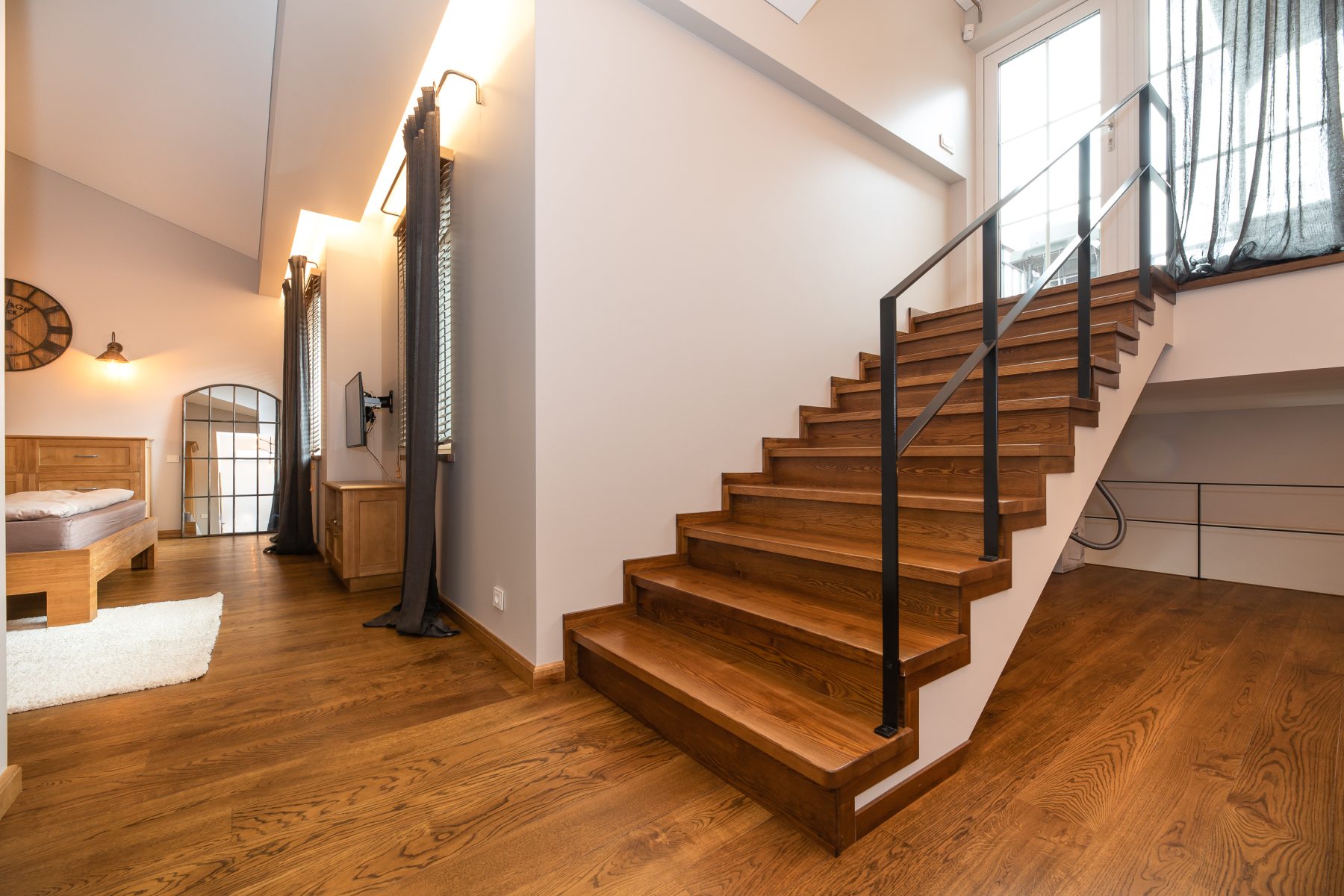 Dviejų aukštų butas - laiptai