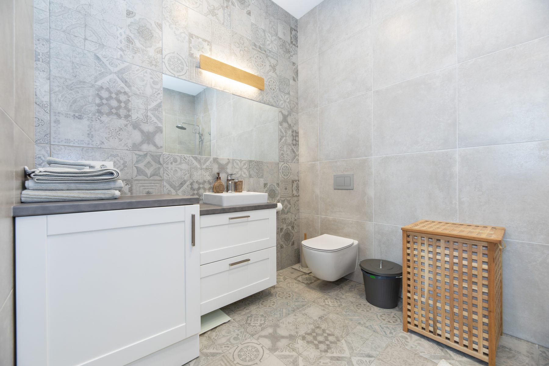 Modernus vonios kambarys