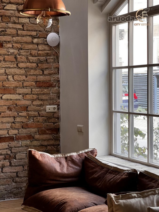 Premium įrengimo loft tipo buto interjeras Kaune